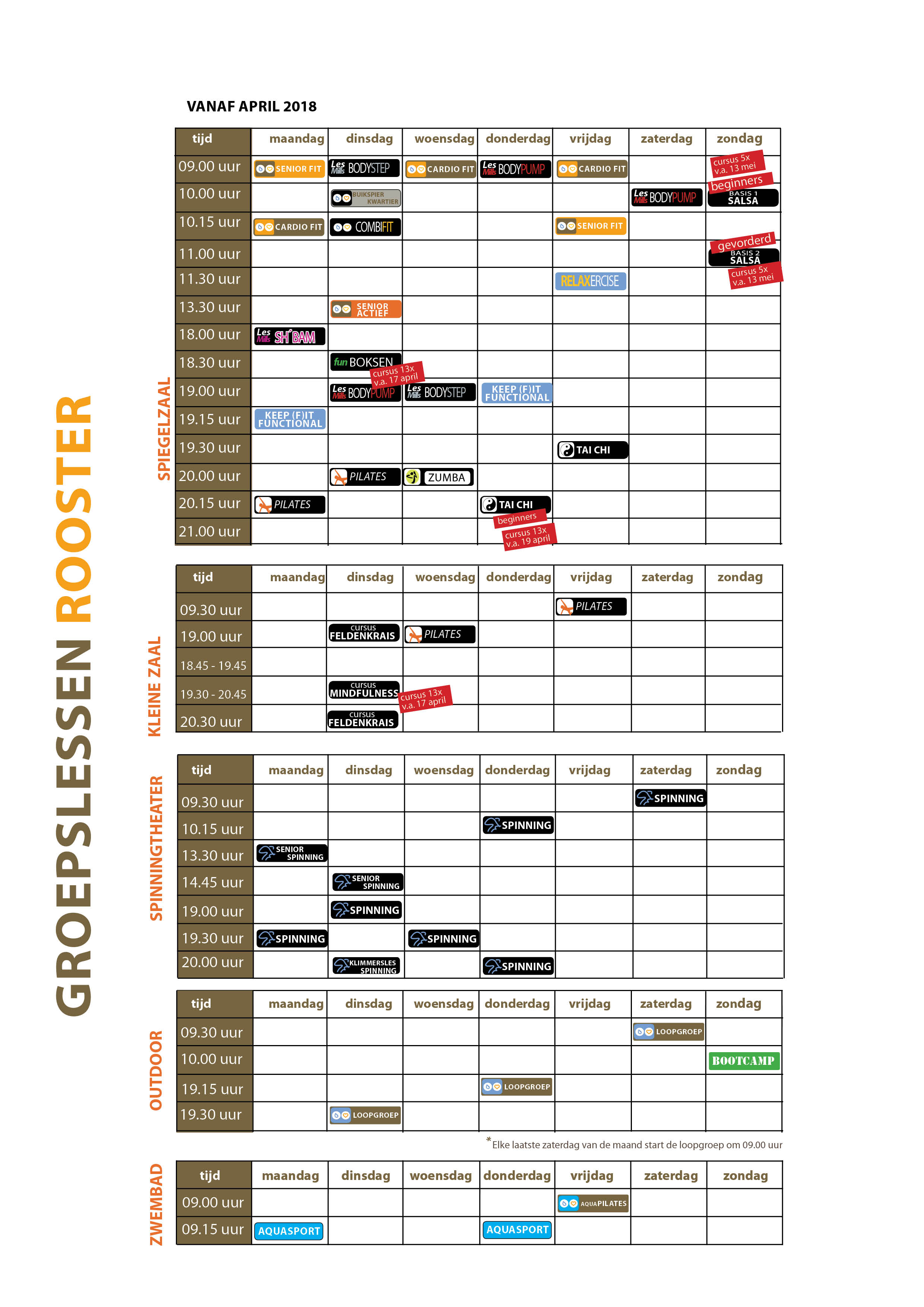 180401 groepslessenrooster